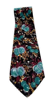 Corbata abstracta de seda Brandini - longitud 58 pulgadas - Italia Foto 1 de 4