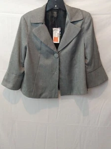 1940 Studio Gray Crop Jacket - Picture 1 of 12