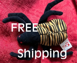 1999 ty ~~~ Teenie Beanie Babies Spinner the Spider McDonalds Promotion - Picture 1 of 7