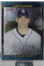 2002 Bowman Chrome Uncirculated #343 Cliff Bartosh