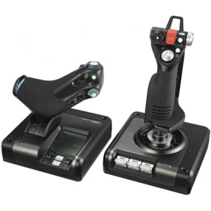 Logitech G Saitek X52 Pro Flight Control System Flugsimulator-Joystick H.O.T.A.S - Bild 1 von 10
