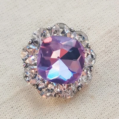 6Pcs Rhinestone Buttons Ladies Girls Clothes DIY Crafts Sewing Accessories - Image 1 of 4