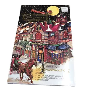 Greenbook Guide Department 56 Second Edition 1992 Heritage Snow Village VTG New - Foto 1 di 6