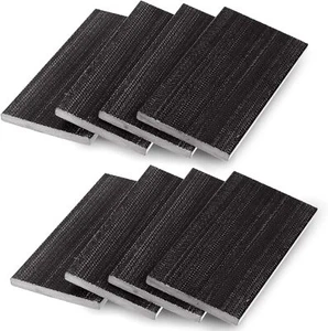 8 Pieces Patio Chair Spring Plates Swivel Rocker Plate Parts 0.25 Inches Black - Picture 1 of 3