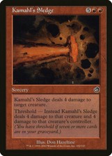 Magic MTG Tradingcard Torment 2002 Kamahl's Sledge 102/143
