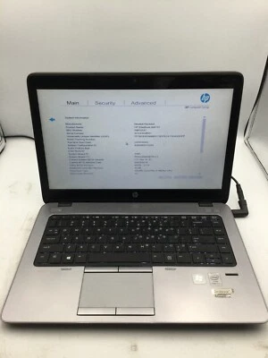 HP ELITEBOOK 640 G1 - BOOTS TO BIOS - INTEL I7 4600 - NO RAM - 14" -READ DESC-BB - Image 1 of 4
