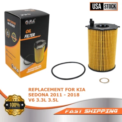 Filtro de aceite de motor 10855 para KIA SEDONA 2011 2012 2014 2015 2016 2017 2018 Foto 1 de 4