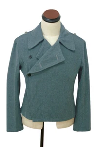 WW2 German Police Assault Gunner Panzer Field Wool Wrap Jacket - Imagen 1 de 3
