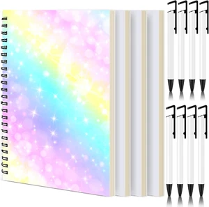 12 Pcs Sublimation Journal Set Including 4 Pcs A5 120 Pages Sublimation Notebook - Picture 1 of 6