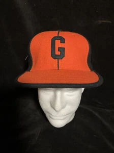 HOMESTEAD GRAYS Negro League Baseball ORANGE Cap Hat - Size 7 1/4 NWT - Picture 1 of 8