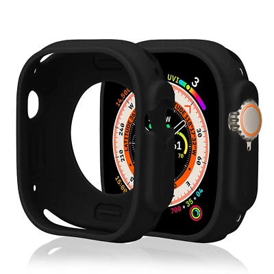 For Apple Watch Series 10/9/8/7/Ultra 2/1 Shockproof Slim TPU Bumper Case Cover - Image 1 of 4