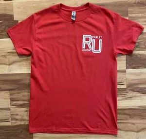 Rutgers University NJ Student Affairs Unisex Small T-Shirt Scarlet Knights Red - Picture 1 of 6