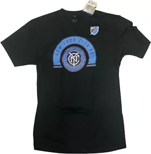 MLS New York City Football Club FC Men's T-Shirt Black Small - Picture 1 of 1