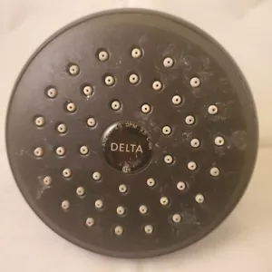 Delta runder Duschkopf mattschwarz 5" 1,75 GPM 6,6L - Bild 1 von 4