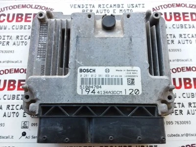 Centralina motore Fiat Croma 2008 1.9jtd 0281012961 51804784 194 4134A3DCM 120 - Immagine 1 di 2