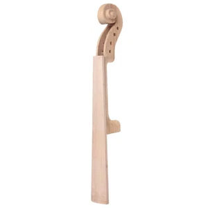 Great Craftmanship Maple Neck Scroll + Fingerboard Set for 4/4 Violin Parts - Picture 1 of 8