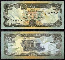 Afghanistan 50 Afghanis Foreign Paper Money World Banknote Currency Middle East