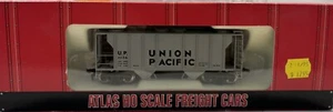 3 Atlas HO Scale PS-2, 2 Bay Covered Hopper Southern Pacific, Rio Grande, UP - Bild 1 von 6