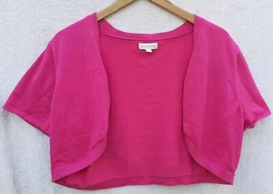 MONSOON Pink Cotton Cardigan Size XL 20-22 - Picture 1 of 3