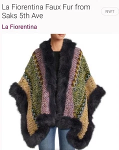 LA FIORENTINA Rua piel sintética de saco 5th Ave talla única nuevo con etiquetas - Imagen 1 de 11