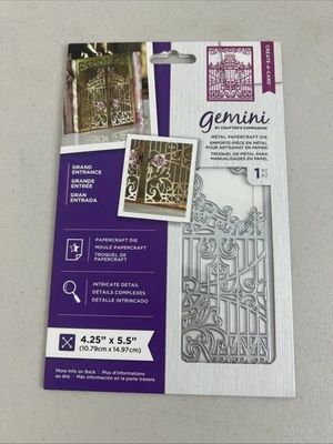 Crafter Campanion Diesire Create-A-Card Cut And Emboss Dies Grand Entrance - Image 1 of 3