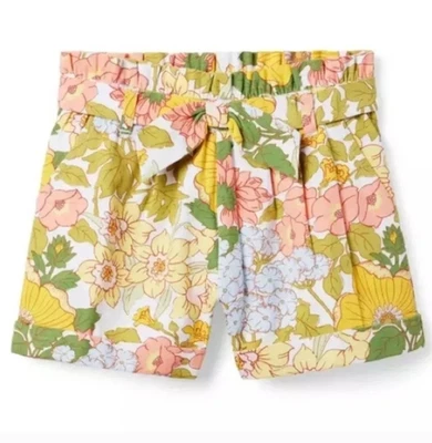 Janie and Jack The Sundeck Corbata Cintura Corta en Mimosa Floral Verano Niñas 10 Foto 1 de 4