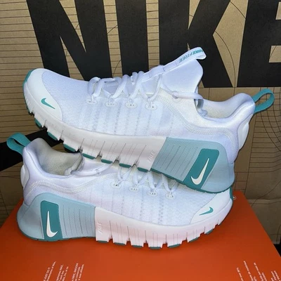 NEW Nike Free Metcon 6 White Dusty Cactus Teal NBY FJ7126-107 Women's Size 8 - Image 1 of 4