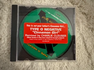 TYPE O NEGATIVE CINNAMON GIRL RADIO PROMO CD W/ HYPE STICKER - Imagen 1 de 3