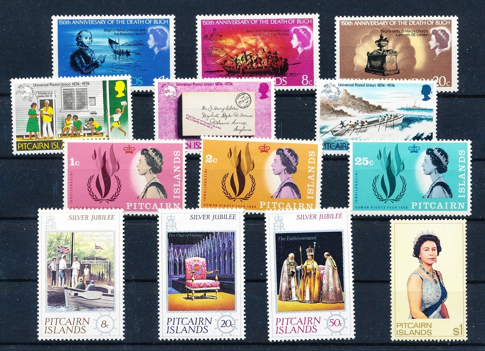 LS61531 Pitcairn Island selection of nice stamps fine lot MNH - Image 1 of 1