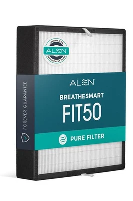 Filtro de aire Alen FF50-Pure repuesto H13 filtro HEPA verdadero para BreatheSmart F... Foto 1 de 4