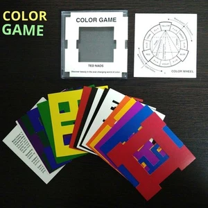 Juego de colores Ted Naos artista rompecabezas color a juego raro usado - Imagen 1 de 4