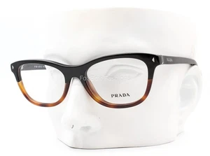Prada VPR 05R TKA-1O1 Eyeglasses Glasses Black Brown Tortoise 51-17-140 - Picture 1 of 7