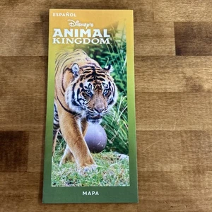 2025 Walt Disney World Animal Kingdom Guidemap New Park Map Español Spanish Mapa - Picture 1 of 6