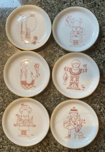 6 Vtg ANTONI Mini Wall Plaques B & G Bing Grondahl Tidbit Plate Denmark Coasters - Picture 1 of 12