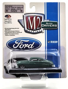 2016 M2 Machines Auto-Drivers 1949 Ford Mercury Custom Green 1:64 R-36 (16-02) - Picture 1 of 6