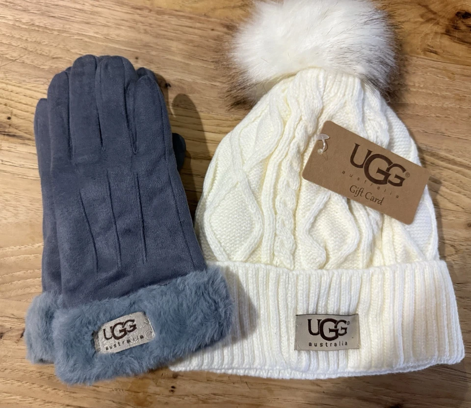 Juego de 2 sombreros y guantes UGG Foto 1 de 1