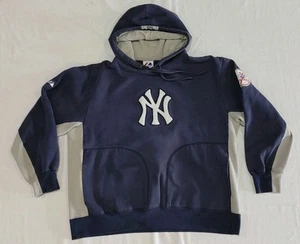 Felpa con cappuccio VINTAGE New York Yankees Majestic Y2K adulto taglia media - Foto 1 di 8