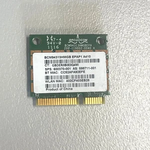 HP Broadcom Wireless PCI-e WiFi Card Bluetooth WLAN - 600370-001 - Picture 1 of 2