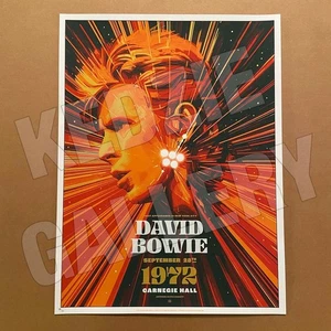 Póster David Bowie 1972 28/09 Carnegie Hall Nueva York NY Oliver Barrett 33/50 - Imagen 1 de 7