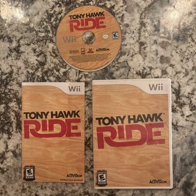 Tony Hawk: Ride CIB (Nintendo Wii, 2009) Videojuego Completo En Caja y Manual  Foto 1 de 2