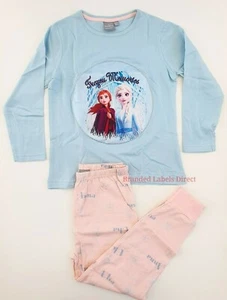 MÄDCHEN DISNEY FROZEN 2 FILMPYJAMA KINDER PYJAMA NACHTWÄSCHE ALTER 2-10 - Bild 1 von 2