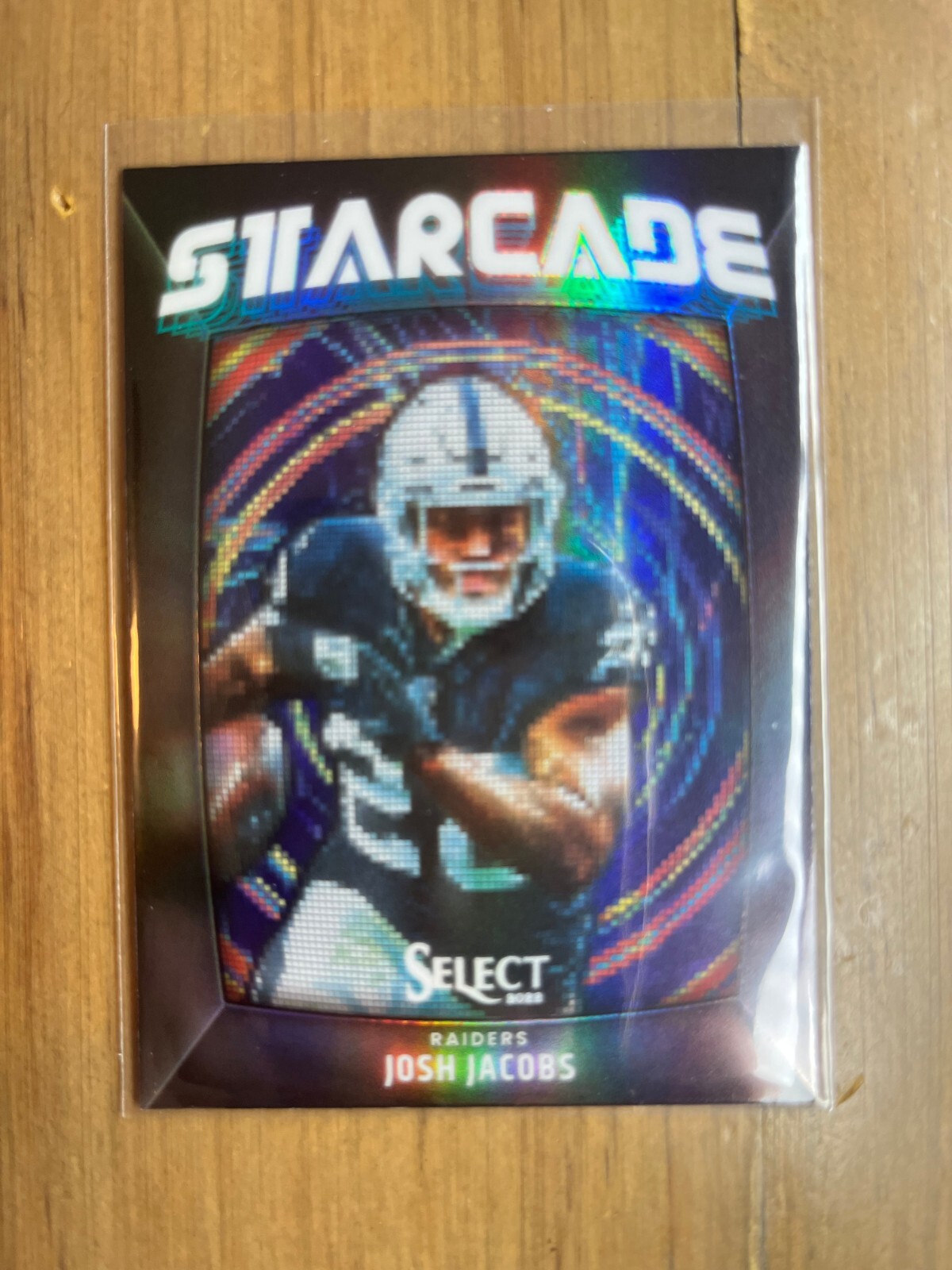 2022 Panini Select Prizm Josh Jacobs STARCADE CASE HIT SSP Raiders