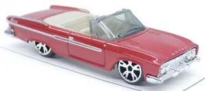 Dodge Dart Phoenix 1961 Matchbox convertible de 2 puertas rojo MOPAR serie Superfast - Imagen 1 de 2