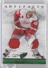 2012 Upper Deck Artifacts Emerald Jersey/Patch /75 Henrik Zetterberg #31 Patch