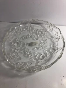 Mikasa Rosa Petals Frost SA 021/913 Hostess Platter 13" Dish - Picture 1 of 9
