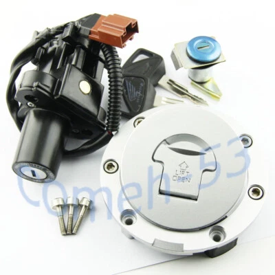 Juego de bloqueo de interruptor de llave de encendido para Honda CB1000 CB1000R 2009-14 CBR600RR 2007-17 Foto 1 de 4