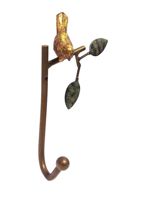 Gancho individual para gorrión - bronce Foto 1 de 1