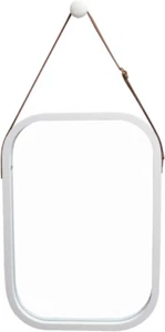 Wandspiegel Flur Spiegel Badspiegel ,Rechteckig (Weiß, 40.5 x 33cm) - Bild 1 von 7