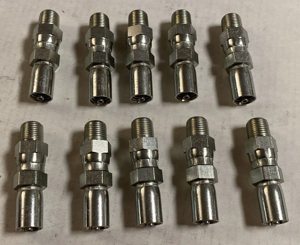 (4 Pieces) Parker 113CY-2-2 Permanent Fittings for Parflex Hose – CY Series