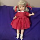 Vintage Meadow Alexander Doll ? 20 inch red Dress